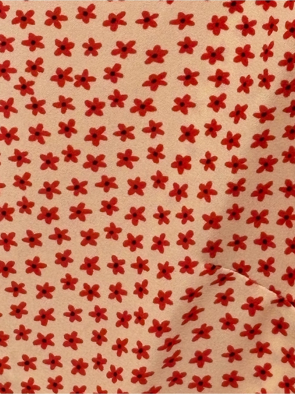 cabi Red floral Print Sleeveless Button-Down Top. Small. - Picture 5 of 7
